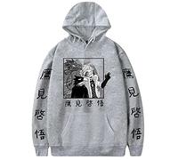 YIMIAO Hombre Sudadera con Capucha My Hero Academia Japonesa Anime Todoroki Shoto Sweatshirt Ropa Deportiva Pullover(XL)
