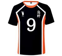 YIMIAO Hombres Mujer Impresión 3D Anime Japónes T-Shirt Haikyuu Kageyama de Manga Corta Camiseta Regular de Sasuke Kakash Niños Tshirt(XXL)