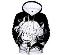 YIMIAO Mujer Sudaderas con Capucha Manga Japonesa Anime My Hero Academia Impresión 3D Niña Manga Larga Hoodie(M)