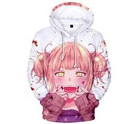 YIMIAO Mujer Sudaderas con Capucha Manga Japonesa Anime My Hero Academia Impresión 3D Niña Manga Larga Hoodie(S)