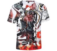 YIMIAO Niños Hombres Camiseta Volleyball Karasuno 3D Impreso Anime Deportiva Manga Corta Haikyuu Tshirt Boy's Animados Mujer Kageyama tee Shirt(L)