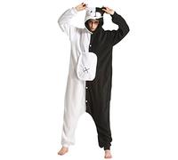 Yimidear Cosplay Ropa de Dormir, Unisex Adulto Pijamas Animales Disfraz Traje de Dormir Kigurumi Onesie (S, Monokuma)