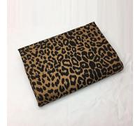 Yimihua Estampado de Leopardo Tela Vaquera por Metro Tela Vaquera Estampadas De Tela De Mezclilla Lavada Tejidos de algodón 150 cm de Ancho para Costura, Bricolaje, decoración del hogar(Color:marrón)