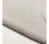 Yimihua Tela de Felpa Tejido de Terciopelo Teddy Resistente al Desgaste Polar Tela de Lana Material Artesanal de imitación de Lana de Cordero,160 * 50cm(Color:de Color Crema)