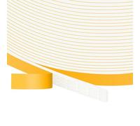 YIMIKI Burletes para Ventanas, Tira Sellado Junta Espuma Aislante Acústico, para Grieta Antigolpe Resistente Buffer de Armario, Aire Acondicionado, 6mm(W) X 1.5mm(T), 20m Largo