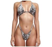 YIMISAN Traje de baño Sexy de Corte Alto para Mujer Estilo Que Nace de la Comodidad