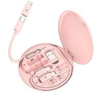 Yimly Kit de adaptador multiUSB, USB a USB C, adaptador USB C a Lightning, cable de carga tipo C a tipo C, juego de conversión USB/tipo C a micro macho/tipo C/Lightning, almacenamiento de tarjeta SIM,