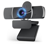 YIMONA Cámara web 2K para PC y portátil con micrófono, cámara web USB Plug & Play con cubierta de cubierta, compatible con Windows 11, macOS, Zoom, Teams, Whatsapp, Facetime, Linux y más