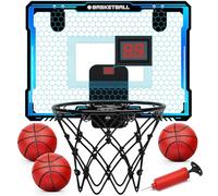 Yimore Canasta de Baloncesto Infantil, Mini Canasta para Habitación Con Puntuación Automática, Luces LED de 7 Colores, Juego de Juguetes Deportivos para Niños Interior
