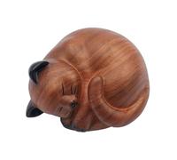 Yimuzche Urna para gatos, Urna Funeraria de Resina, Urna en forma de gato durmiendo para cenizas animales de compañía (gato)