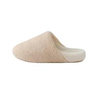 Yimuzche - Zapatillas de forro polar para mujer, para hombre, invierno, cálido, para casa, dormitorio, beige, 36/37 EU
