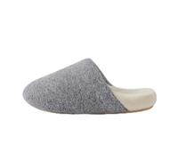 Yimuzche - Zapatillas de forro polar para mujer, para hombre, invierno, cálido, para casa, dormitorio, gris, 42/43 EU