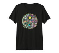 Yin and Yang Balance. Tai Chi, Qi Gong, Reiki Flow, Colorful Camiseta Premium