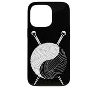 Yin And Yang Hilo Ganchillo Ganchillo Ganchillera Tejedora Carcasa para iPhone 13 Pro
