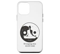 yin y yang yoga Carcasa para iPhone 12 mini