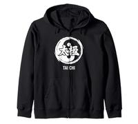 Yin Yang Artes Marciales Meditación Tai Chi Instructor Sudadera con Capucha