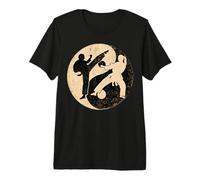 Yin Yang Artes Marciales Vintage Karate Taekwondo Luchador Camiseta Premium