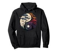 Yin Yang Balance Árbol de la Vida Diseño Yoga Estilo Zen Wear Sudadera con Capucha
