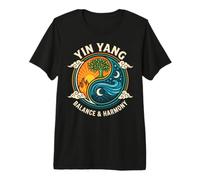 Yin Yang Balance Harmony Zen Spiritual Meditation Camiseta Premium