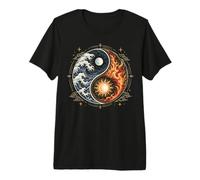 Yin Yang Balance Harmony Zen Spiritual Meditation Camiseta Premium