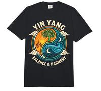 Yin Yang Balance Harmony Zen Spiritual Meditation Comfort Colors Adult Heavyweight T-Shirt