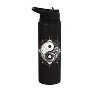 Yin Yang Balance Harmony Zen Spiritual Meditation Stainless Steel Insulated Water Bottle