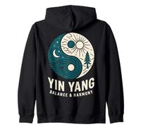 Yin Yang Balance Harmony Zen Spiritual Meditation Sudadera con Capucha
