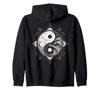 Yin Yang Balance Harmony Zen Spiritual Meditation Sudadera con Capucha