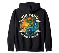 Yin Yang Balance Harmony Zen Spiritual Meditation Sudadera con Capucha