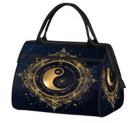 Yin Yang - Bolsa de viaje de Tai Chi para mujeres, hombres, niños y niñas, bolsa de fin de semana, bolsa de viaje de 24 L, bolsa de cabina para deportes, gimnasio, yoga, color, Big, Organizador de