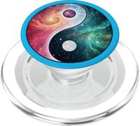 Yin Yang Feng Shui Ying Yang Zen Taijitu Galaxia Colorida PopSockets PopGrip para MagSafe