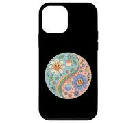 Yin Yang Floral Lindo Gráfico Arte Chino Filosofía Taoísmo Carcasa para iPhone 12 Mini