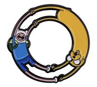Yin Yang Jake Dog Finn Come Along with Me Adventure Time - Pin esmaltado de 3 cm, 1.2 Inches, Esmalte, Esmalte