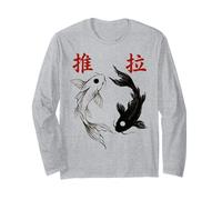 Yin Yang Koi Fish Japanese Ink Wash Traditional Asian Art Manga Larga