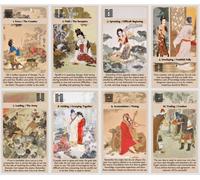 Yin Yang mazo de cartas de oráculo. oráculo I-Ching. cartas de oráculo libro de cambios. 64 hexagramas