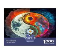 Yin-Yang Puzzle Classici Da 1000 Pezzi Gioco Educativo Puzzle Decorativo Domestico Cartone 100% Riciclato Puzzle Famiglia & Adulti 70x50cm/1000pcs
