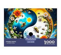 Yin-Yang Puzzle De 1000 Piezas Puzzle Arte Entretenimiento Creativo Adultos Y Niños A Partir De 12 Año 52x38cm/1000pcs