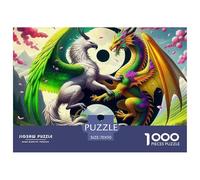 Yin-Yang Puzzle Elegante para Actividades Relajantes Familiares, Pone En Primer Plano Fantasía Ofreciendo Un Desafío Equilibrado Sin Distracciones Digitales 70x50cm/1000pcs