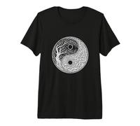 Yin Yang Symbol Tree of Life, Tai Chi, Qigong, Yoga, Taoism Camiseta Premium