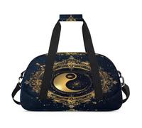 Yin Yang Tai Chi - Bolsas de lona para mujeres, hombres, niños y niñas, bolsa de viaje para fin de semana, bolsa de viaje de 24 L, bolsa de deporte para gimnasio, bolsa de práctica, color, 24 L,