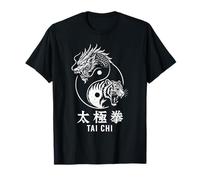 Yin Yang Tigre Dragón Tai Chi Chuan Taoísmo Espiritual Camiseta