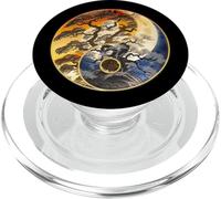 Yin Yang Tree of Life Moon Sun Duality PopSockets PopGrip para MagSafe