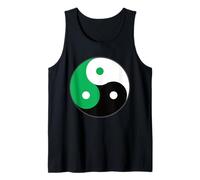 Yin Yang Trinität Spirituell Símbolo Erde Sonne Mond Natur Camiseta sin Mangas