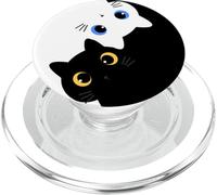 Yin Yang Yoga Zen Lindo Gatos - Regalo de Yoga Gatitos Gatos PopSockets PopGrip para MagSafe