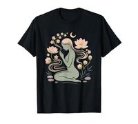 Yin Yoga Butterfly Pose Mandala Spiritual Art Camiseta