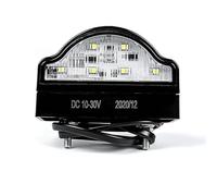 Yinaolan 1 luz LED para matrícula, 12 V/24 V, resistente al agua, 6 SMD, luces traseras para matrícula de coche, remolque, camión, caravana, barco, vehículo o camión