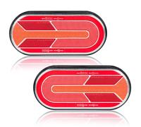 Yinaolan 2 LED Luces Traseras De Remolque, 12 V Impermeable Led Trasera Luz De Freno Luz Indicadora Para Caravana Furgoneta Barco Autocaravana CamióN Tractor