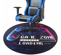 Yincimar Tapete para Silla de Juegos para Suelo de Madera Dura, Protector de Suelo Antideslizante, Controlador de Juegos, tapete de Goma para Silla de computadora para Sala de Juegos, decoración del