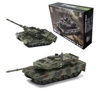 YINcrinx Leopard 2 Tanque Bloques de Construcción, Tanques Alemanes Juguetes de Construcción Militar, Modelo Militar Bloques de Construcción, Tanques de Batalla Militar Hobby Coleccionables