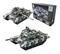 YINcrinx T90 Main Battle Tank Building Blocks, tanques rusos juguetes militares de construcción, modelos militares bloques de construcción, juguetes para niños, vehículos militares de combate